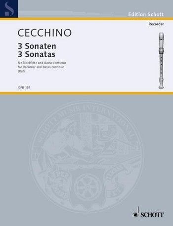 3 Sonatas - T. Cecchino SCHOTT