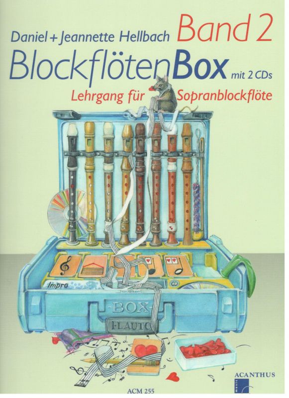 BlockflötenBox 2 s 2 CD- D. +J. Hellbach Acanthus-music