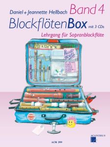 BlockflötenBox 4 s 4 CD - D. +J. Hellbach