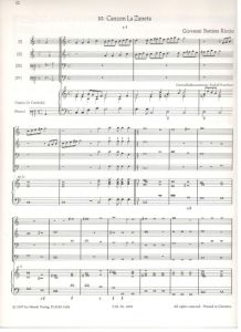 Canzoni da sonare a 1-4 voci - G. B. Riccio - Heft IV Moeck