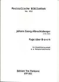 Fuge über B-A-C-H - J. G. Albrechtsberger