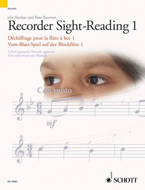 Recorder Sight-Reading 1 - J. Kember, P. Bowman SCHOTT