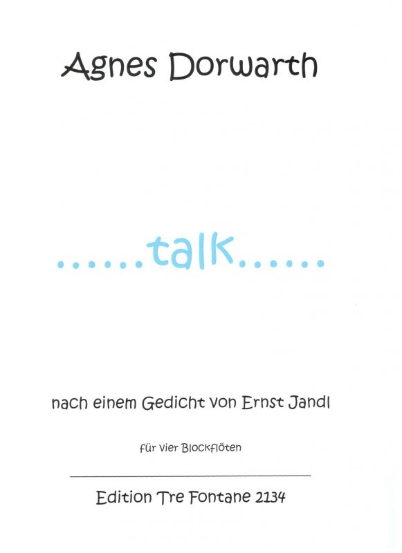 Talk - A. Dorwarth Edition Tre Fontane