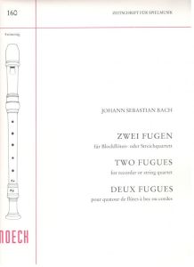 Zwei Fugen - J. S. Bach Moeck