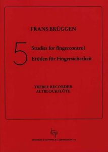 5 Studies for fingercontrol - F. Brüggen
