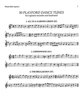 50 Playford Dance Tunes - arr. B. Thomas Dolce