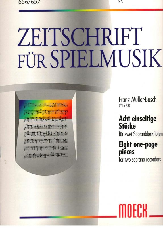 Acht einseitige Stücke - F. Müller-Busch Moeck