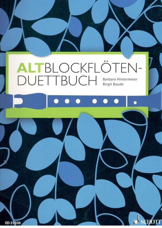Altblockflöten-Duettbuch - B. Hintermeier SCHOTT
