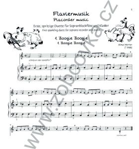Flaviermusik (Piacorder music) - A. Werner Zimmermann Frankfurt