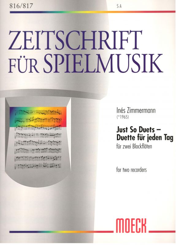 Just So Duets - I. Zimmermann Moeck