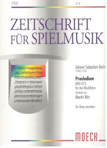 Praeludium - J. S. Bach Moeck