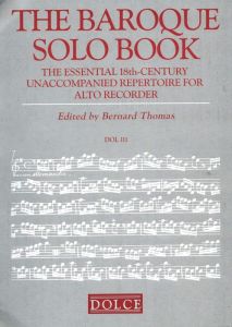 The Baroque Solo Book - ed. B. Thomas ( upozornění v popisu)