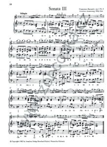 Barsanti - Sechs Sonaten I (1. -3. sonata) Amadeus