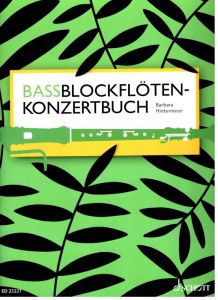 Bassblockflöten-konzertbuch - B. Hintermeier