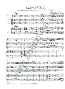 Baston - Concerto II - partitura a party Amadeus