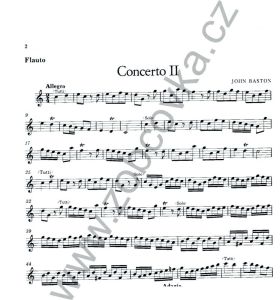 Baston - Concerto II - partitura a party Amadeus