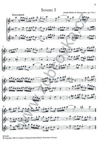 Boismortier - Sechs Sonaten für drei Blockflöten Amadeus