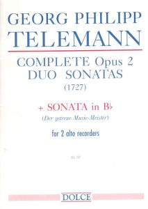 Complete Duo Sonatas op. 2 - G. P .Telemann