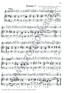 Marcello - Zwölf Sonaten I. (1.-3. sonata) Amadeus