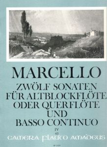 Marcello - Zwölf Sonaten IV. (10. - 12. sonata)