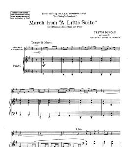 March from 'A Little Suite - T. Duncan Boosey/Hawkes