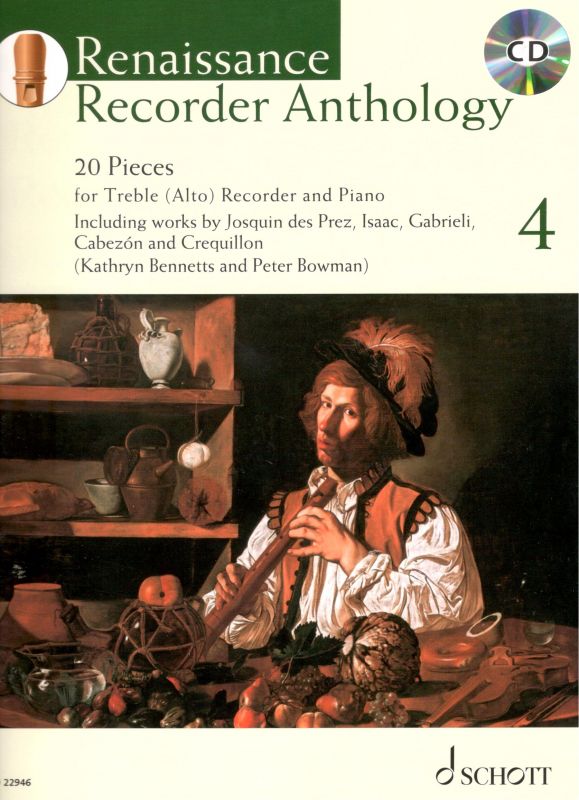 Renaissance Recorder Anthology 4 - K. Bennetts, P. Bowman SCHOTT