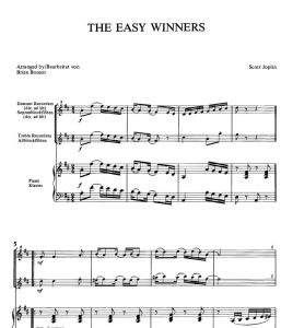 The Easy Winners - S. Joplin SCHOTT